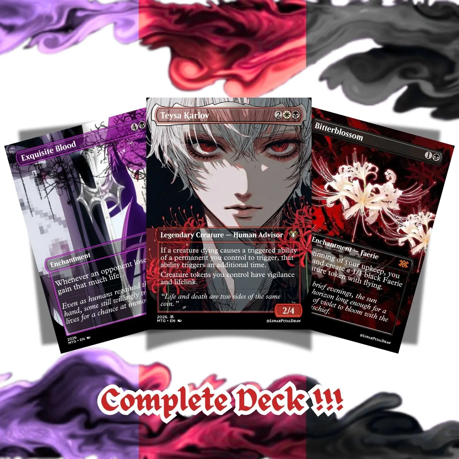 Tokyo Ghoul MTG Proxy Anime Commander Deck - Dark City Blood Ghoul Kagune Masked Horror Sacrifice Full Deck Custom Gift - TikTok Shop Tokyo Ghoul MTG Proxy Anime Commander Deck - Dark City Blood Ghoul Kagune Masked Horror Sacrifice Full Deck Custom Gift - TikTok Shop