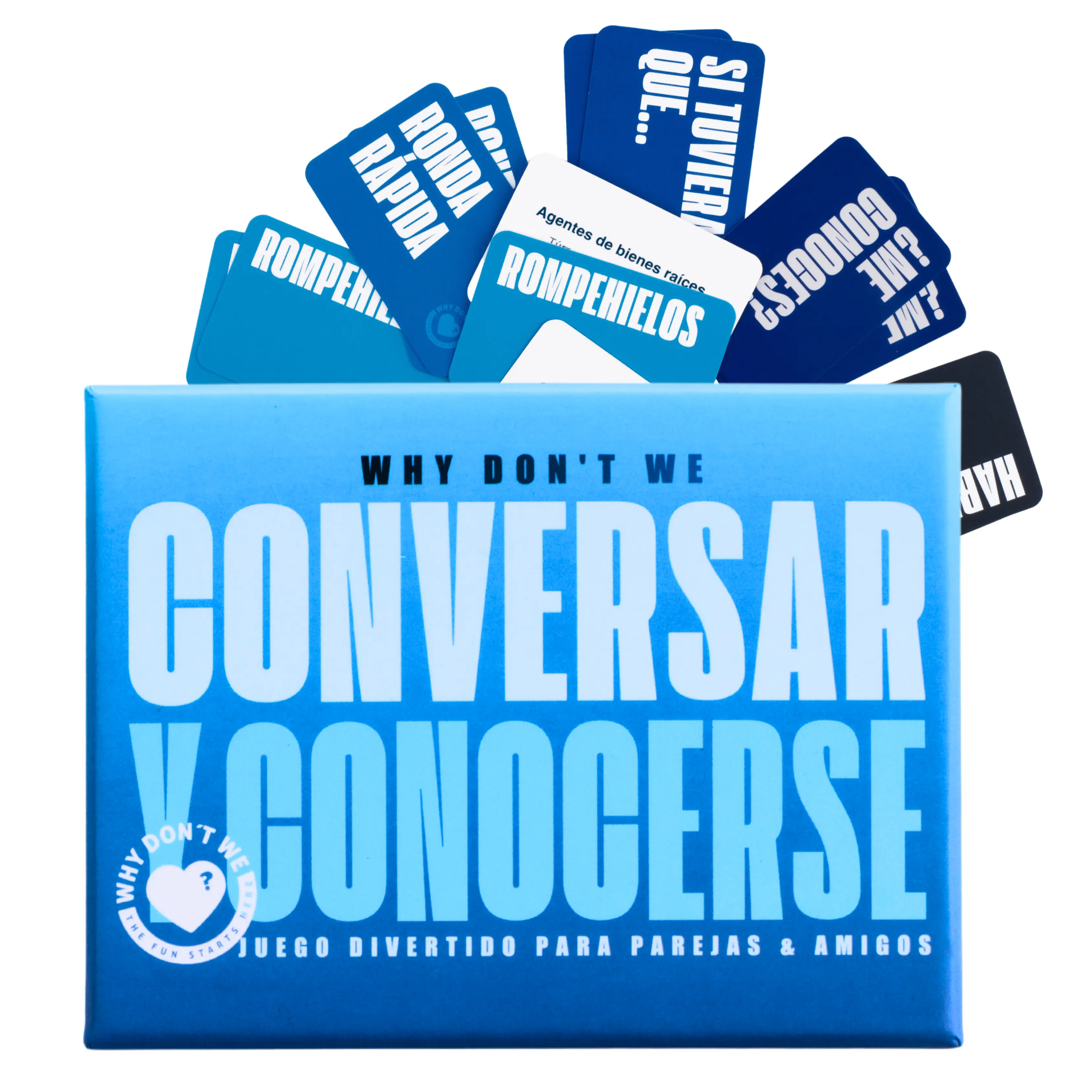 Conversar y Conocerse en Español | Couples Conversation Card Game — 240 Cards | Get to Know Each Other | Date Night & Anniversary Gift