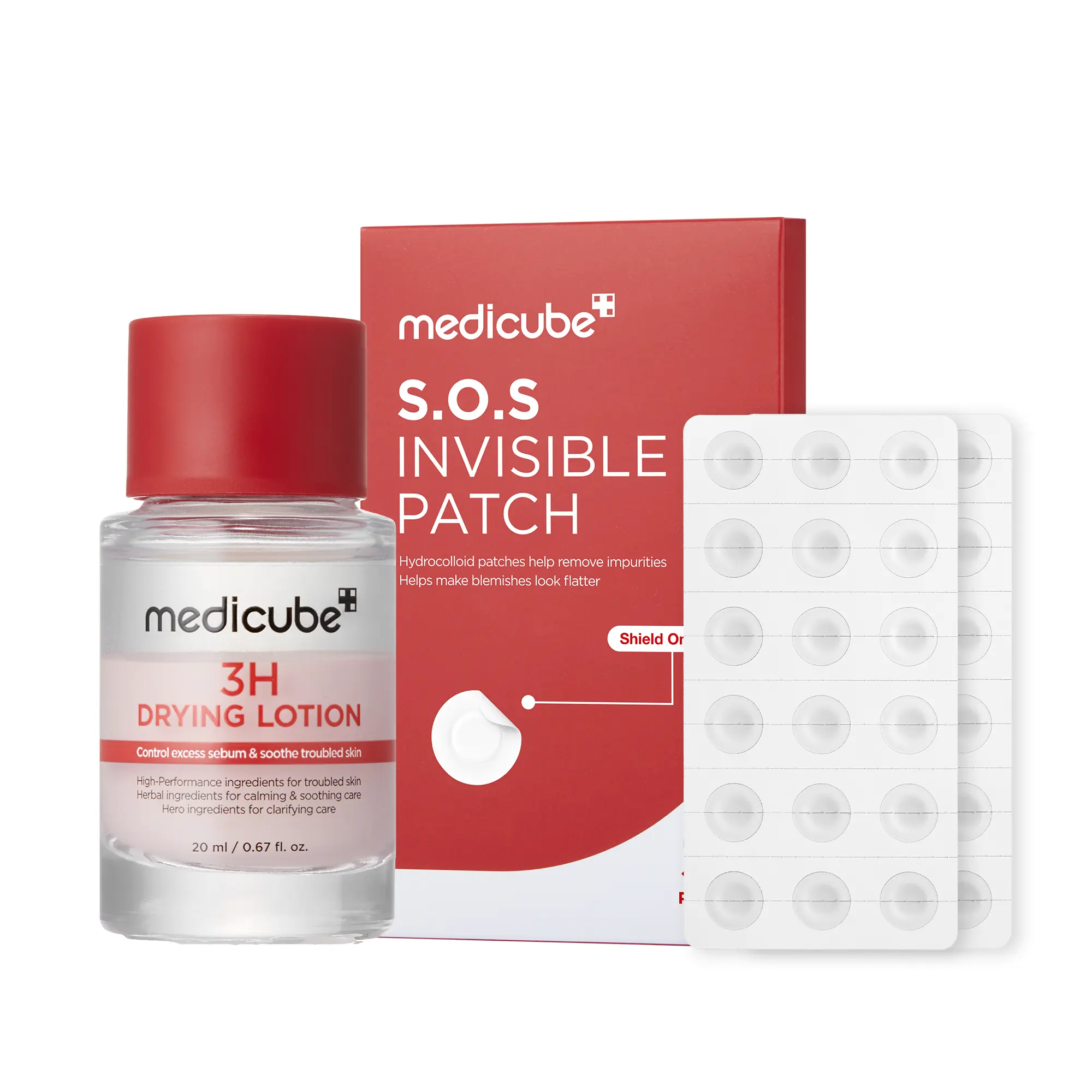 S.O.S Invisible Patch + 3H Drying Lotion