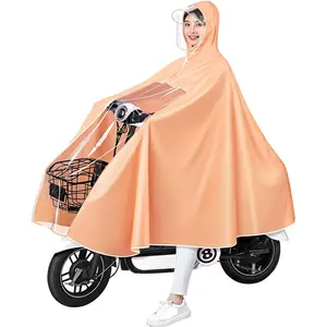 Electric Scooter Rain Cover,Waterproof Wheelchair Rain Cape Cover Bicycle Protective Coat Elderly Mobility Scooter Poncho for Rain Snow Sleet and Sun