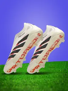 Women's Anti-Slip Soccer Shoes Ag Fg Long Studs, Professional Competition Training Boots, Indoor Outdoor Lawn Football Boots