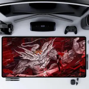 Sukuna vs Mahoraga JJK Desk Mat, Jujutsu Kaisen Dark Anime Mouse Pad, Keyboard Mat, Sukuna Jujutsu Kaisen Desk Mat For Office, Gift For Gamer