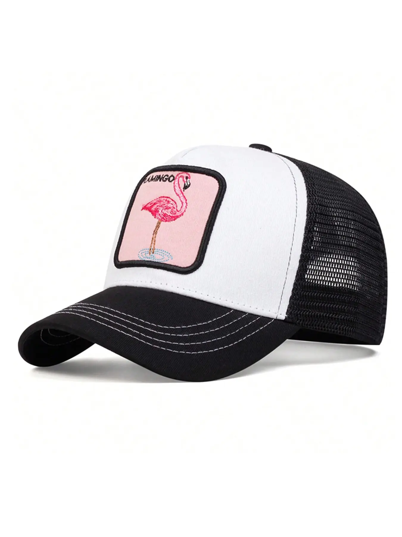 Unisex Flamingo Baseball Cap, Adjustable Outdoor Sun Protection Hat, High Quality Hat, Adjustable Stylish Hat, Casual Hat, Perfect for Traveling, Beach Vacations, and Daily Wear
