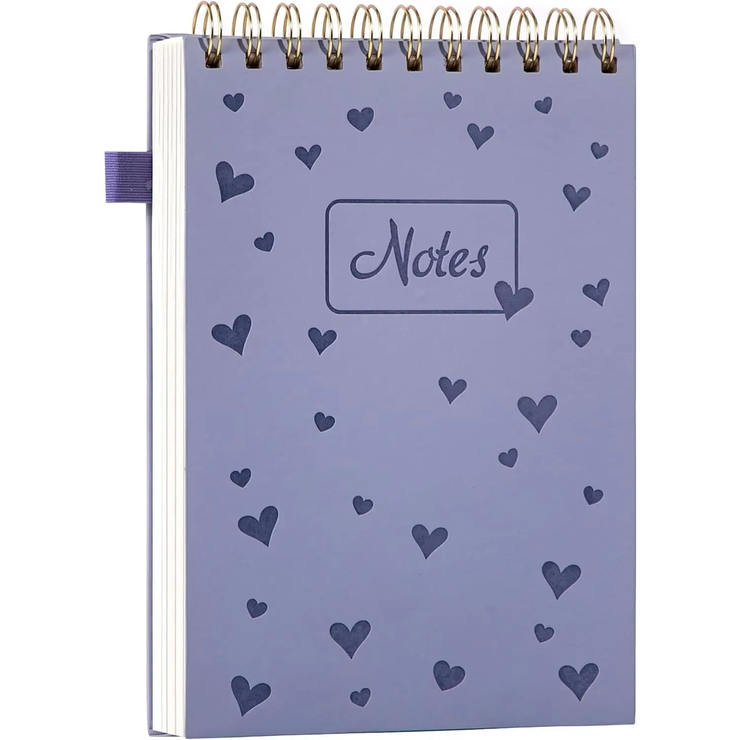 Top Spiral Notebook A5 Leather Hardcover Steno Pads, 240 Pages 100 GSM Cute Top Bound Spiral Notebooks College Ruled 6 x 9, Left Handed Spiral Notepads for Work, School, ,