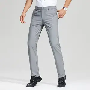 Mens Golf Pants Stretch Work Dress Pants  Quick Dry Lightweight Casual Comfy Trousers with Pockets