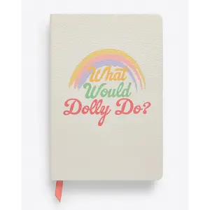 What Would Dolly Do Rainbow Notebook