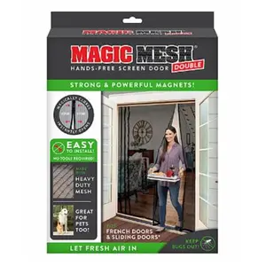 Allstar Marketing Group 260925 Magic Mesh Double Screen Door
