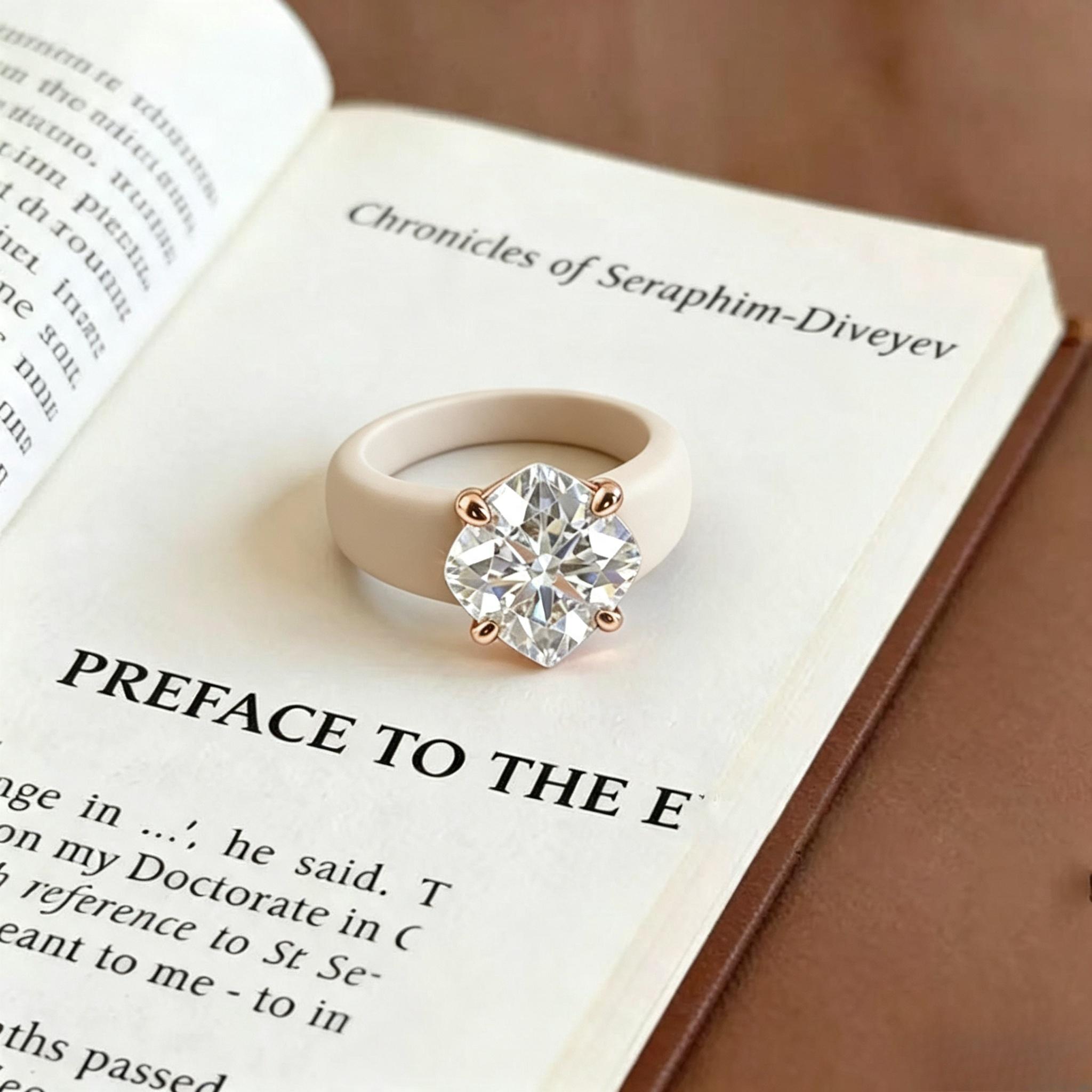 Women's Luxury Square Crystal Silicone Ring - Soft Band Ring with Sparkling Gem, Minimalist Costume Jewelry Accessory Women's Luxury Square Crystal Silicone Ring - Soft Band Ring with Sparkling Gem, Minimalist Costume Jewelry Accessory