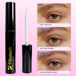 Filtotech Gentle Non-Irritating Dense Long Lash Serum, Strong Anti-Breakage Eyelash Essence, Damaged Lash Repair, Suitable for Sensitive Skin