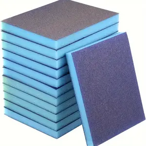 Sanding Sponges Wet And Dry Dual-use, Coarse And Fine Sanding Blocks - 60/ 80/ 100/ 120/ 180/ 240 Grits 6 Different Specifications, Washable And Reusable