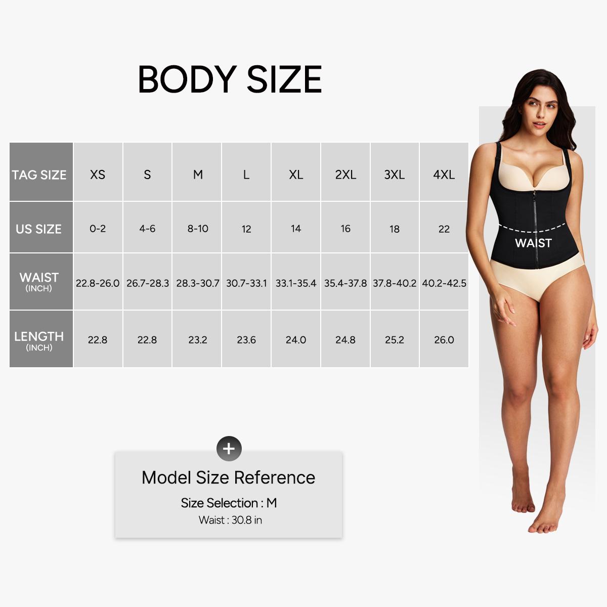 Nebility Women's Highwaist Corset Vest | Tummy Tuck Shapewear, Black | Sport & Daily Compression Womenswear Shaper Clothes Basic SpringStatements