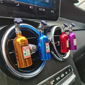Car Air Freshener with Nos Nitrogen Tank, Fits Ac Vents, Car Fragrance, Automotive Decor, Enhances Interior Aroma, Easy Installation