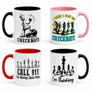 11oz Chess Lover Mug – Funny Ceramic Coffee Cup for Strategy Game Fans