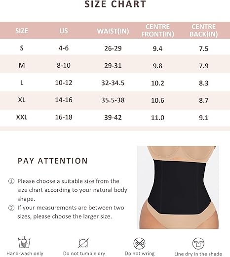 FeelinGirl Women's Tummy Control Postpartum Underbust Cincher Stomach Workout Belly Wrap SpringStatements
