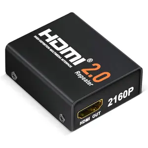 4K2K 1080P 3D HDMI Booster, HDMI 2.0 Signal Amplifier Repeater Boost Up to 200ft Transmission Distance 18Gbps Bandwidth for HDTV,PS4, Oculus and More (HDMI 2.0)
