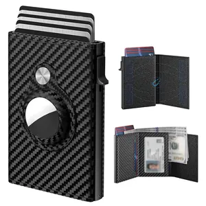 Men's Functional Case Wallet: PU Leather Tri-Fold Purse with Coin Pocket & ID Slot for Daily Organization