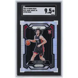 Jaime Jaquez Jr. Miami Heat 2023-24 Panini Prizm Hyper Prizm #137 SGC Authenticated 9.5 Rookie Card - Fanatics Authentic Certified
