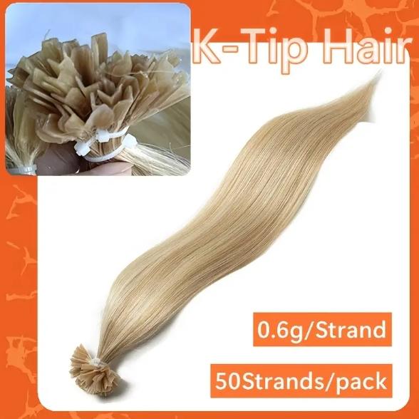 Capsule K Tip V Tip Fusion Keratin Human Hair Extensions, Brazilian Nail Hair 50pcs 30g 12-28 Inch, Silky Straight Natural Remy Hair, Invisible Pre-Bonded No Tangle No Shedding, Thick Soft Long-Lasting for Women Daily Party Salon Use