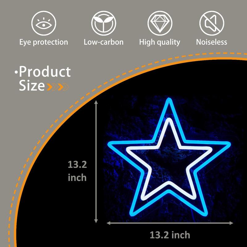 Cowboys  Neon Sign Football Neon Sign for Room Decor Sports Neon Light LED Sign for Sports Fans Gifts USB Powered Neon Wall Sign Dimmable for Man Cave Sports Studio Wall Art 12.6”*13.2”