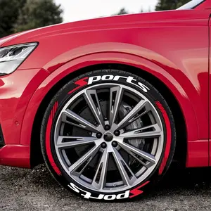 8 One Sports Tire Sticker, Tire Modification Decoration Sticker, Connecting Letter Sticker, Acetone-Free, Suitable for Tires car  stickers window decal Rims