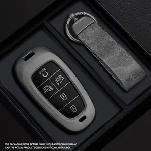 5 8 Button Warrior Style Tpu Car Key Case Cover for Hyundai Models, Durable Protection for Sonata Ioniq Tucson Staria