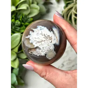 Orca Agate Sphere - #14