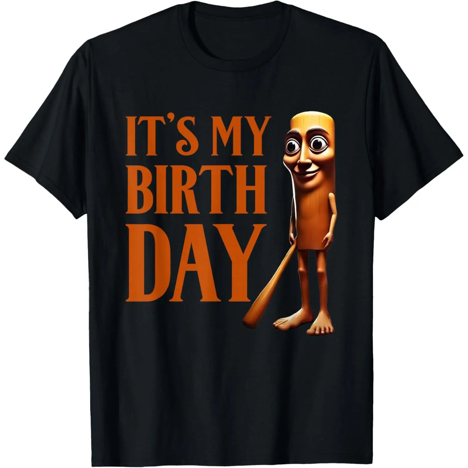100%cotton It's My Birthday Tung Tung Tung Sahur Birthday Boy Girl Kid T-Shirt