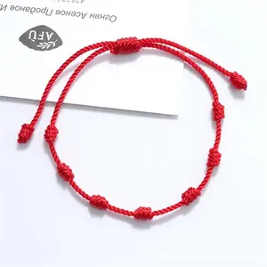 2pcs Adjustable Red Cord Bracelet Set - Vintage Elegance, Woven Amulets for Protection, Good Luck & Friendship, Ideal Valentine's Day Gift, Gift for Valentine's Day|Timeless Design|Adjustable Bracelet, Charm Bracelet