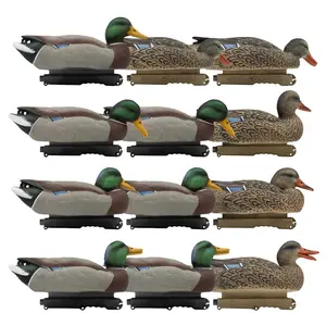 Final Approach HD Series Floating Mallard Duck Decoys, 12 Pack