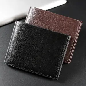 Men's Solid Color Short Multi-Functional PU Leather Wallet | Slim Card Holder for Women | Daily All-Season Stylish Bifold Wallet