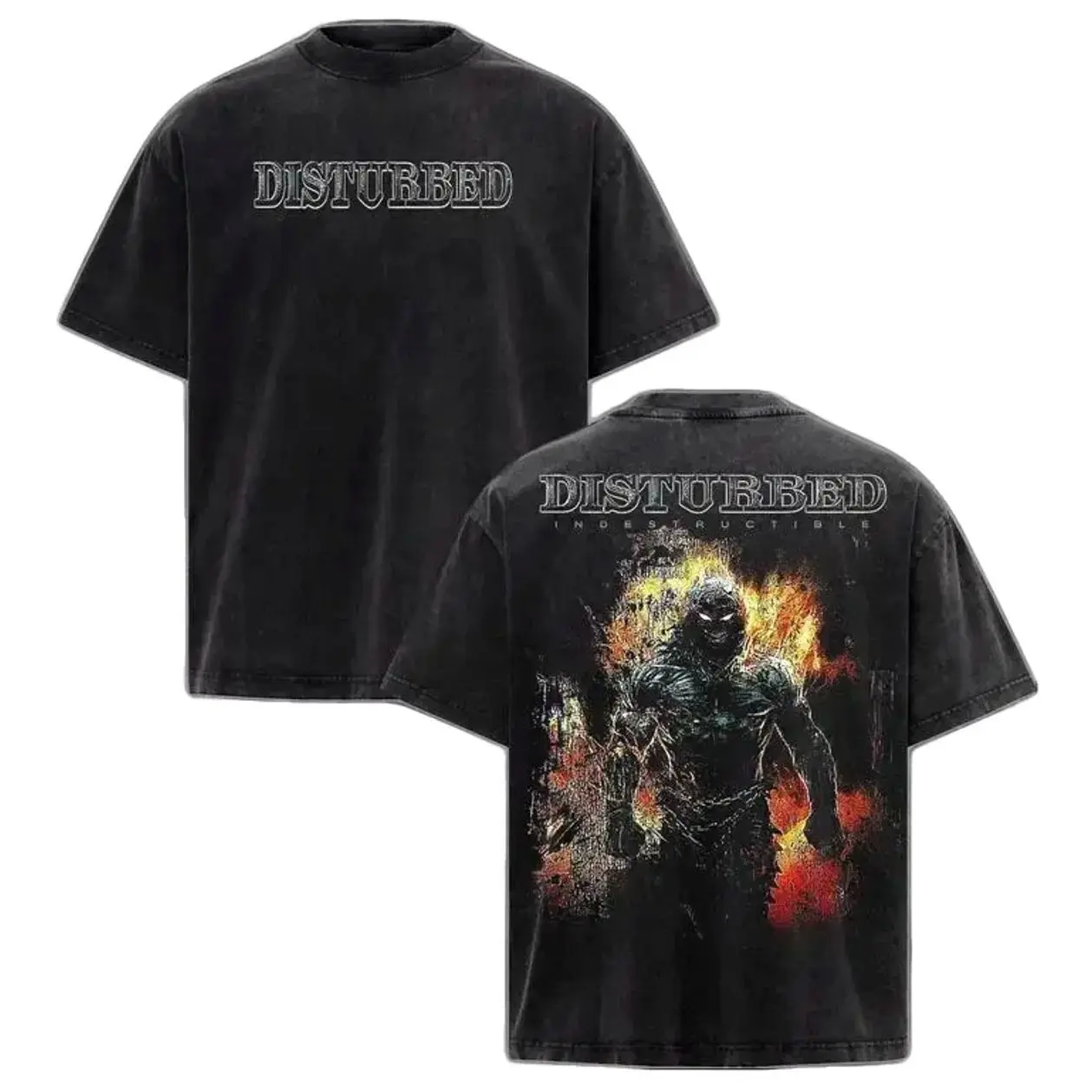 Disturbed Entombed Heavy Metal Shirt, Disturbed Unisex Tshirt, Music Graphic Oversized Tee, Rock Band Shirt, Retro Music Tee, Rock Music Lover Shirt, Vintage Band Shirts Casual Comfort Cotton Fabric Fit Top, Streetwear For Man KVJ