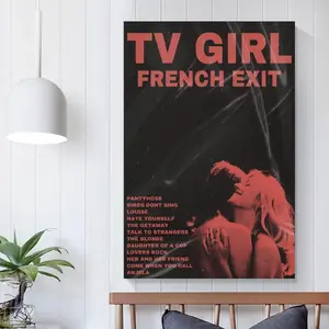 Tv Girl Poster, French Exit Album Cover Poster, Tv Girl French Exit Album Posters