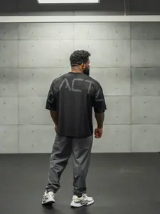 Big Logo Mesh Boxy Tee - Monochrome 3 Colorways - (Oversize-Shortened Length) BM882