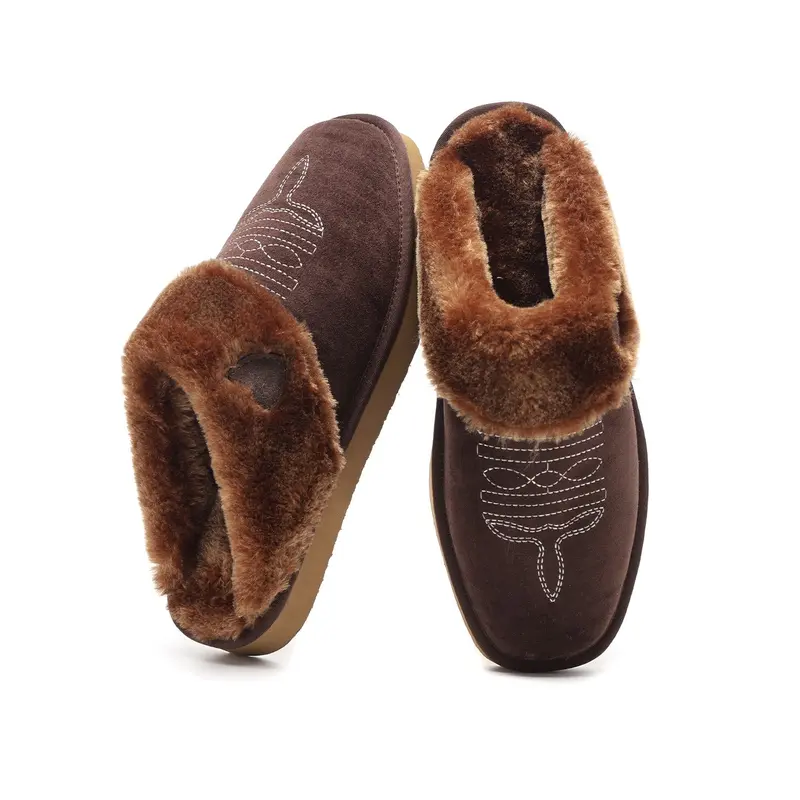 Men's Soft Slippers, Indoor/outdoor Warm Plush Comfort Home Shoes, Puffy Wide Loafer Slipper, Cozy and Comfy Footwear, Fashionable Soft Slippers, Casual Slipper, Fuzzy Warm Slippers, Warm House Slippers