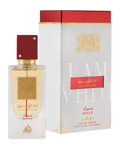 Lattafa Ana Abiyedh Rouge for Unisex Eau de Parfum Spray, 2.0 Ounce / 60 ml