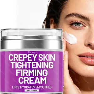 50g Body Tightening Cream for Crepey Skin, Body Firming Cream with Hyaluronic Acid, Caffeine, Jojoba Oil, Moisturizer, Body Lifting Cream for Deeply Hydrating, 24-hour hydration, Suitable for men and women