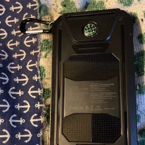 Product Review of 10000mAh Portable Solar Power Bank, Dual USB Output Port Waterproof Power Bank with LED Light, Solar Phone Charger Compatible with iPhone & Android #TOP PICKS from u**7