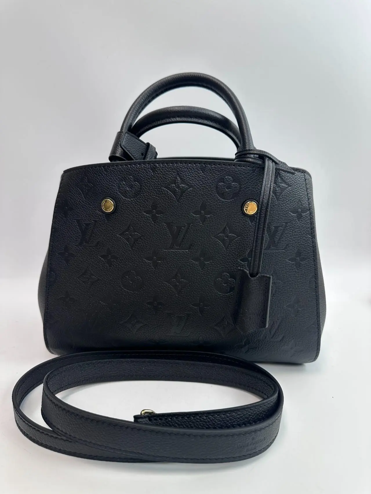 Pre-owned Louis Vuitton Empreinte top  handle  bag LV Montaigne BB Bag Monogram 【the vault】