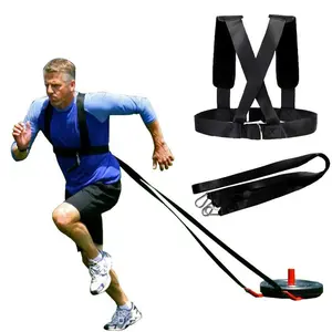 Adjustable Resistance Training Band Speed Harness Weighted Pull Rope Vest Fitness Running Portable, Adjustable & Portable Design