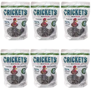 Fickle Fowl 10 oz. Bag of Dried Crickets (6 Pk.)