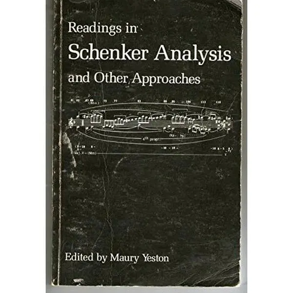 USED Book - Readings in Schenker Analysis and Other Approaches by Maury Yeston (Paperback) - english