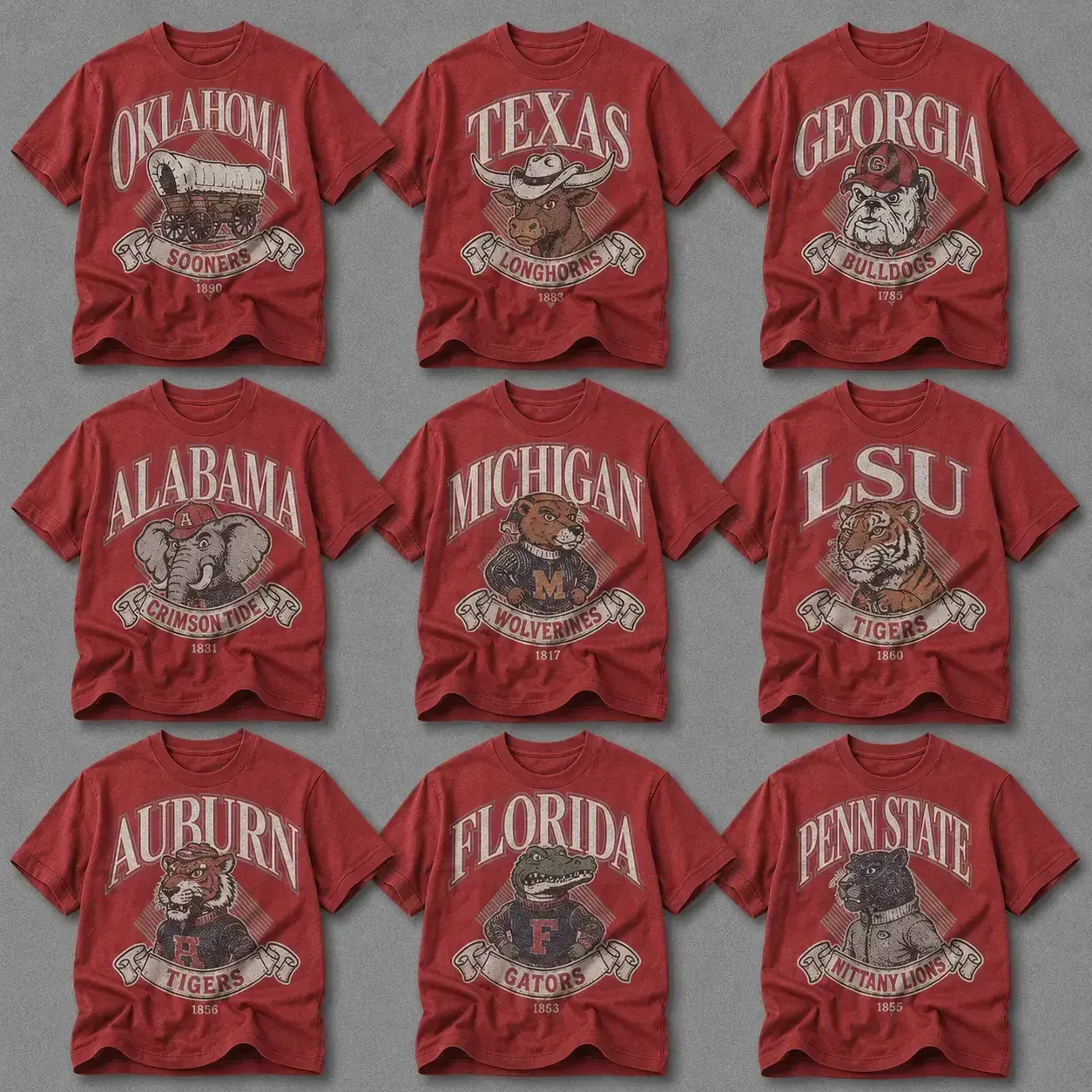 [Free Ship] Life Is Good Vintage College Football 1 Sided T Shirt Retro University Distressed Campus Spirit Shirt Alumni Game Day Apparel Classic Collegiate Sports Fan Gift Unisex Tee for Men Women