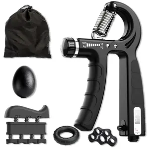 5-in-1 Adjustable Hand Grip & Forearm Trainer Set – Vein Builder, Perfect Gift for Boyfriend & Fitness Enthusiasts