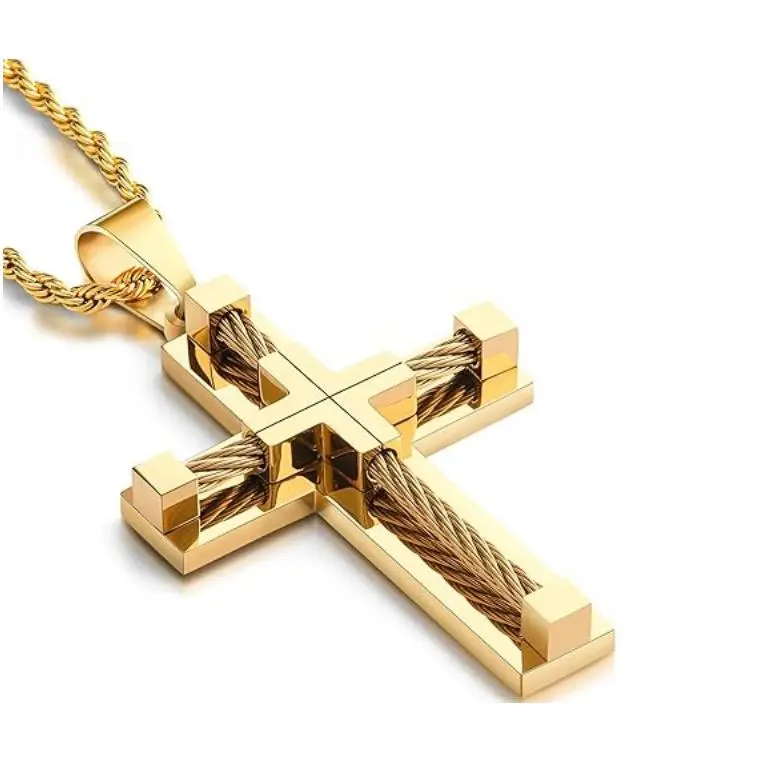 Full gold pendant+Fried Dough Twists cha