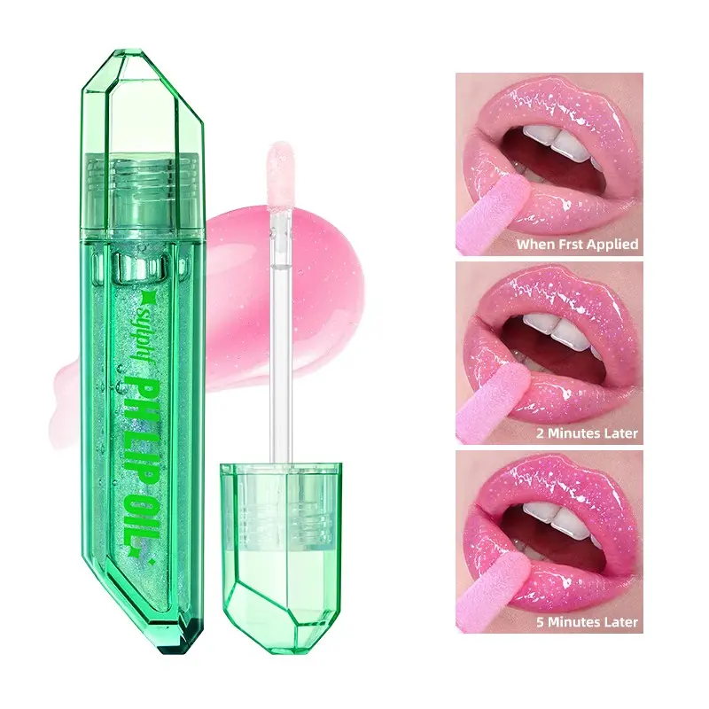 One-Pack Color-Changing Lip Gloss, Hydrating Moisturizing Lip Balm, Nourishing Lip Oil, Shiny Long-Lasting Temperature Change Lip Oil, Hydrating Cosmetic Gloss, Glitter Lip Balm