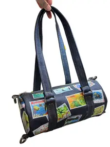 Denim Bahamas Vintage Postage Mini Duffle