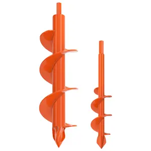 Dig holes faster and easier with this 2-pack garden auger set. Perfect for planting, landscaping, soil mixing, and outdoor gardening projects.