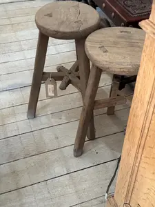 Round Vintage Stool