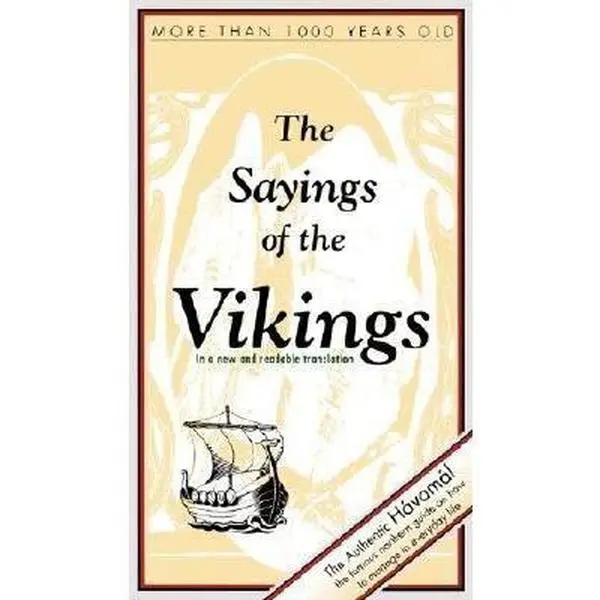 USED Book - Havamal: The Sayings of the Vikings: In a New and Readable Translation by Jonasson, Bjorn (Paperback) - english