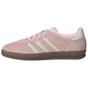 Adidas Originals Gazelle Indoor W Women's Low-Top Sneakers in Pink with Comfortable, Versatile, and Durable Thin Sole Design Trending Shoes, House White Official Shoes to Get / Maison Mihara